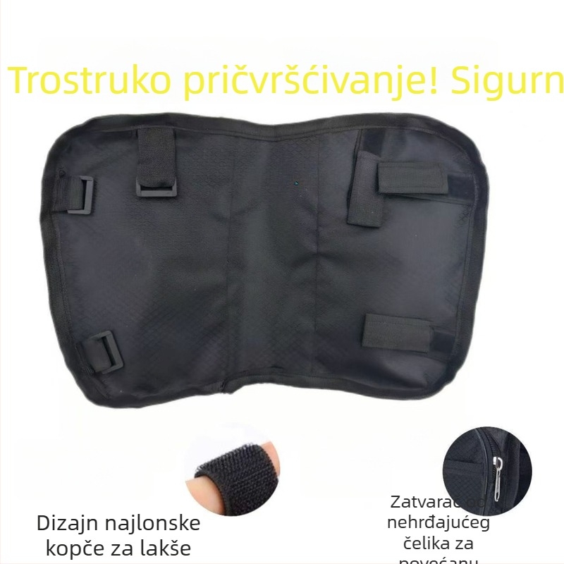 Vodootporna prednja okvirna torba za bicikl i torba za sjedište, s velikim kapacitetom, reflektirajući dizajn