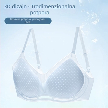 Ljetni lagani prozračni bezšavni push-up grudnjak s bočnom podrškom i lijepim leđima