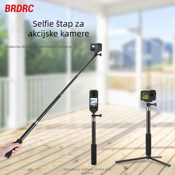 Kompatibilno s DJI Osmo Pocket 3: ručni stabilizator-nosač, selfie štapić za kameru s gimbalom, dodatak za X5 produženu šipku