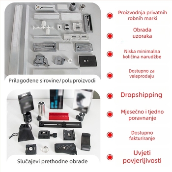 Univerzalna pločica za brzo oslobađanje od aluminijskog legura, za tripod s pan-tilt glavom i DSLR kameru – fotografski pribor
