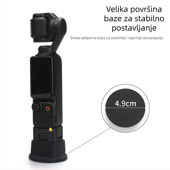 Silikonska fiksna baza za DJI Pocket 4/3, protuklizni prošireni dodatak za Osmo Pocket gimbal