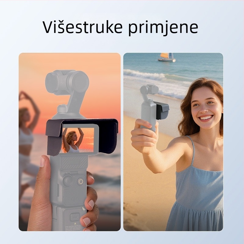 Neewer PU kožni zaštitnik zaslona za DJI Pocket 3, anti-glare zaštita zaslona