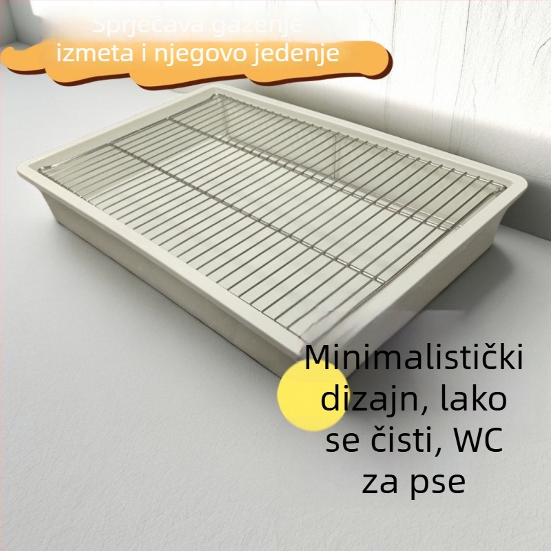 Unutarnja zdjela za pse od nehrđajućeg čelika s podignutim stalkom, za male i srednje pse