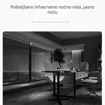 Xiaovv unutarnja bežična kamera s Wi-Fi, daljinski pregled putem pametnog telefona, HD nadzor za dom i trgovinu