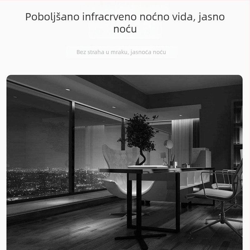 Xiaovv unutarnja bežična kamera s Wi-Fi, daljinski pregled putem pametnog telefona, HD nadzor za dom i trgovinu