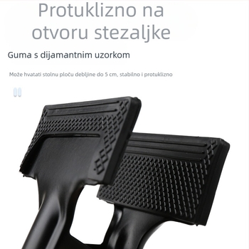 Univerzalna metalna gimball klipsa za stolni mikrofon i telefon, klipsa za PVC ploču i fotografsko platno