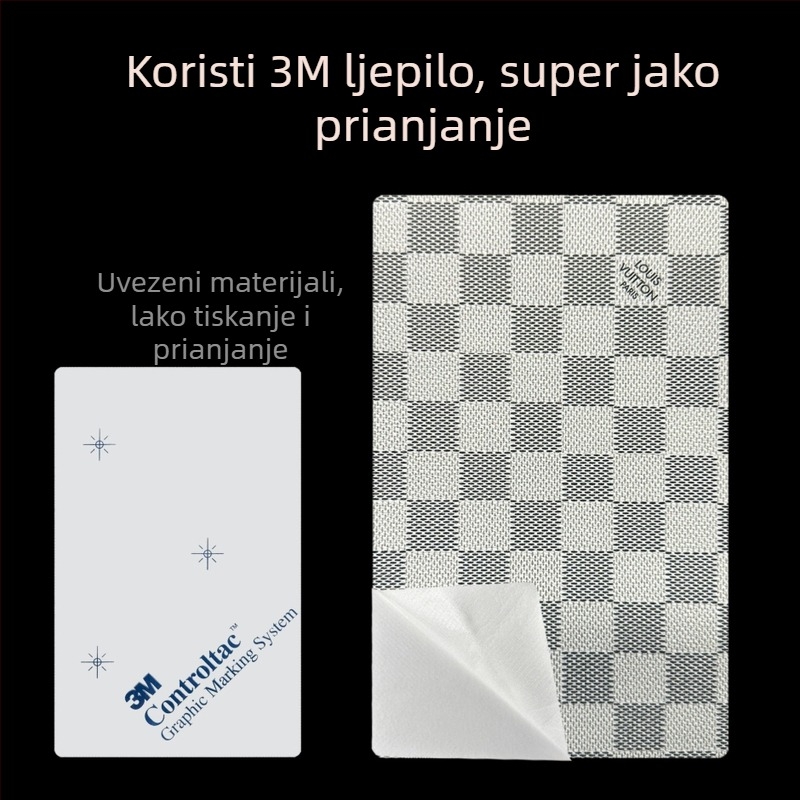 3M stražnja folija od umjetne kože s reljefnom teksturom, univerzalni potrošni film za strojeve za rezanje folija