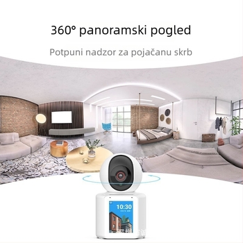 Domaća videokamera s daljinskim praćenjem putem pametnog telefona, 360° pokrivenost za skrb o starijima i djeci
