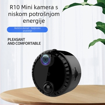 R10 Bežična WiFi kamera s 4K noćnim vidom, daljinski nadzor putem mobitela za unutarnju upotrebu