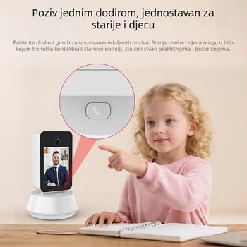 Kamera za nadzor s dvosmjernim videopozivom, bežični Wi‑Fi daljinski nadzor za njegu starijih i beba