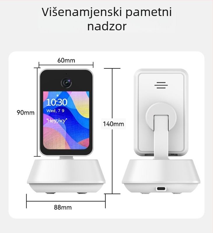 Kamera za nadzor s dvosmjernim videopozivom, bežični Wi‑Fi daljinski nadzor za njegu starijih i beba