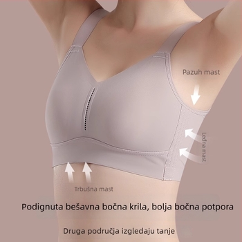 Plus veličine trudnični top grudnjak s potporom za velike grudi, podrška, prevencija opuštanja