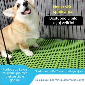 Deblja podloga za šape kućnih ljubimaca za kavez mačaka i psa – protuklizna mrežasta podloga za dno kaveza