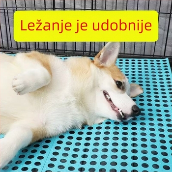 Deblja podloga za šape kućnih ljubimaca za kavez mačaka i psa – protuklizna mrežasta podloga za dno kaveza