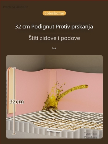 Toalet za pse za velike, srednje i male pse; posuda za štenad Bichon Frisé i Toy Pudel