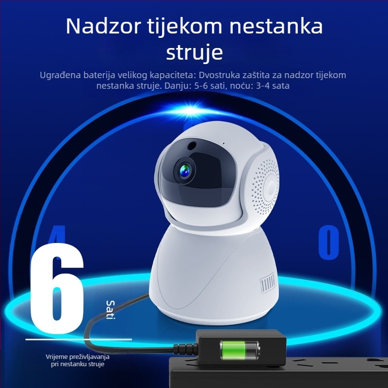 5G bežična kamera s 1080p HD noćnim vidom, Wi‑Fi dvoband, unutarnji kućni monitor za daljinski nadzor