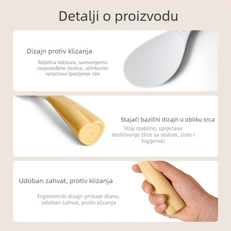 2025 nova uspravna žlica za rižu, neprijanjajuća, za kućnu upotrebu i kuhanje riže