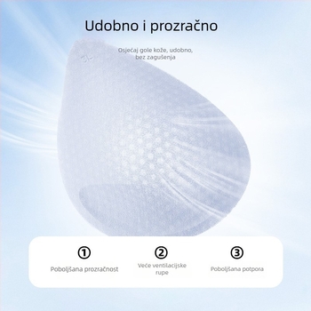 Ljetni bešivni grudnjak s prozračnim košaricama, čipka, najlon-pamuk, plus veličina, 22098