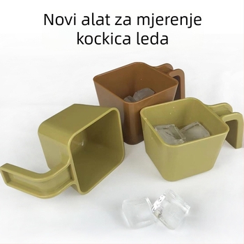 Frappuccino mjerna žličica – kafić stil, četvrtasta žličica za prašak, plastična lopatica za led, PC žličica, posuda za pečenje i led