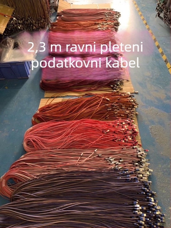Najlonski pleteni USB kabel za punjenje i prijenos podataka s Lightning, Micro-USB i USB-C konektorima, duljine 2 m ili 3 m.