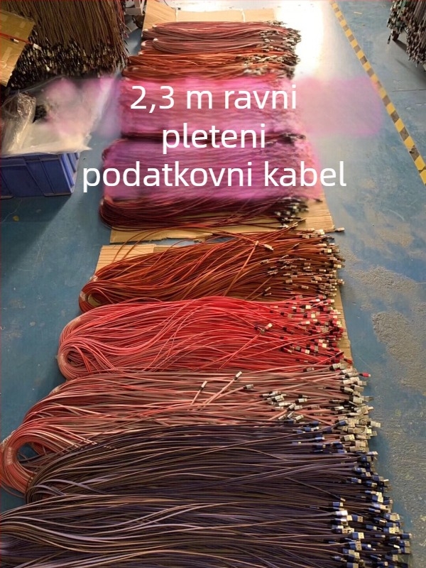 Najlonski pleteni USB kabel za punjenje i prijenos podataka s Lightning, Micro-USB i USB-C konektorima, duljine 2 m ili 3 m.