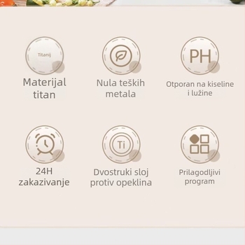 Zhenmi Čista Titanijska Zdravstvena Lončica Za Kućnu Upotrebu, Kompaktni Višenamjenski Automatski Grijač Vode, Lonac Za Čaj S Cvijećem, Uređaj Za Pripremu Čaja U Uredu
