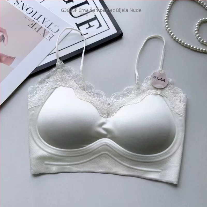 Nova linija donjeg rublja inspirirana šumom, bezšivna frančuska čipka s sjajnim efektom, push-up za male grudi, lijep leđa, šalice srednje debljine, bandeau, udobno žensko donje rublje