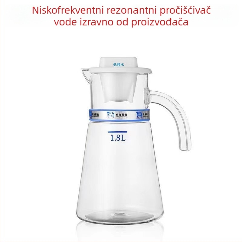 Električna kanta za vodu s niskofrekvencijskim rezonancijama 7,8 Hz za vodu s malim molekulama, kapacitet 2,3 L, digitalno dodirno upravljanje, kućište od PC plastike.