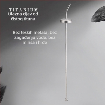 Čista titanijska vodna dovodna cijev za električni čajnik i pumpu