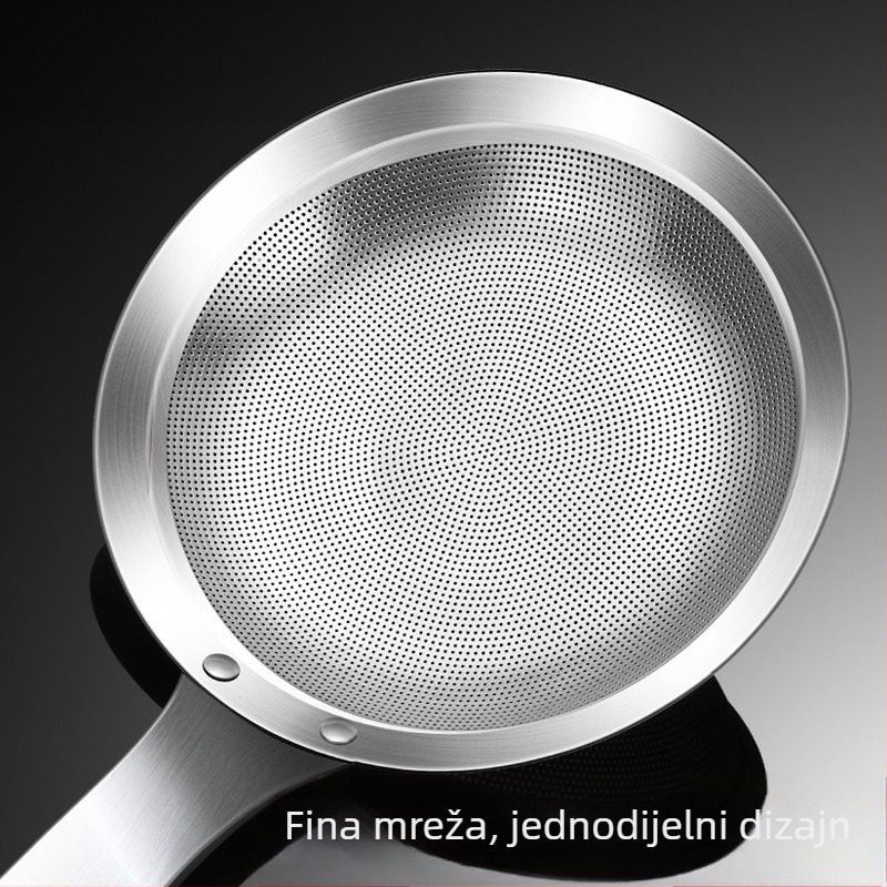 304 nehrđajući čelik: žlica-filtr za uklanjanje pjene i odvajanje ulja, kuhinjska žlica za filtriranje sojinog mlijeka, alat za štednju ulja