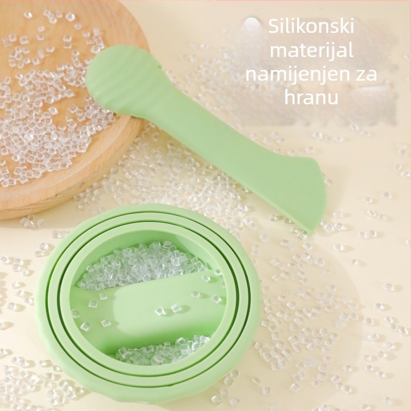 Silikonski poklopac za konzerve s žličicom za kućne ljubimce — otvarač i brtveni alat