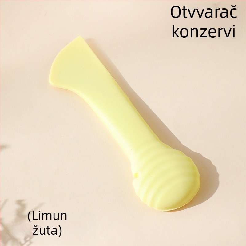 Silikonski poklopac za konzerve s žličicom za kućne ljubimce — otvarač i brtveni alat