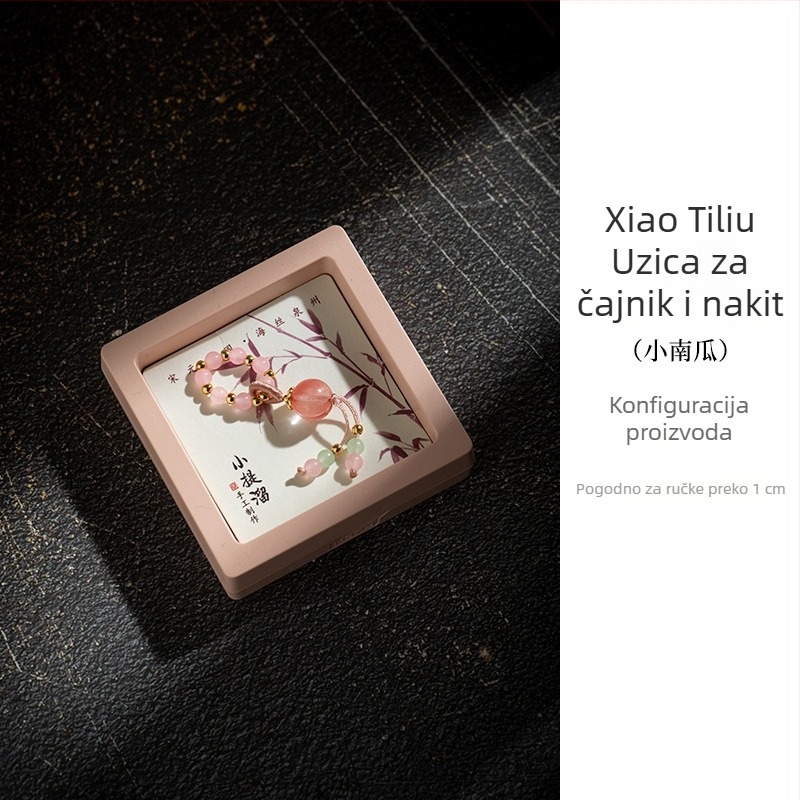 Čajnik, šalica za čaj, lotosova mahuna, mali kristalni privjesak, viseći ukras u kineskom zen stilu, gaiwan dodatak, dodatak čajnoj ceremoniji
