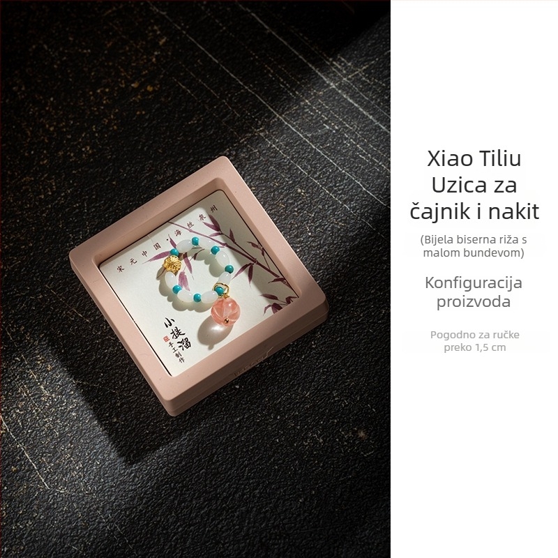 Čajnik, šalica za čaj, lotosova mahuna, mali kristalni privjesak, viseći ukras u kineskom zen stilu, gaiwan dodatak, dodatak čajnoj ceremoniji