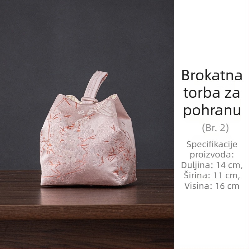 Putni čajni set s torbom za pohranu – prijenosni čajnik i dvije šalice
