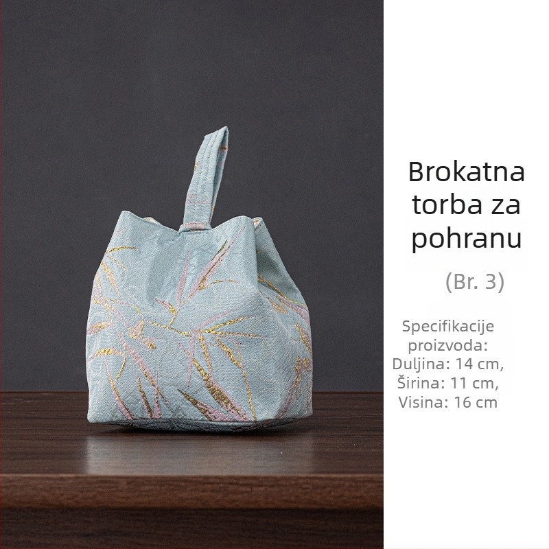 Putni čajni set s torbom za pohranu – prijenosni čajnik i dvije šalice