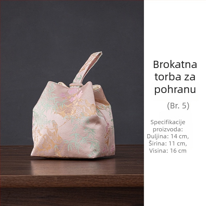 Putni čajni set s torbom za pohranu – prijenosni čajnik i dvije šalice