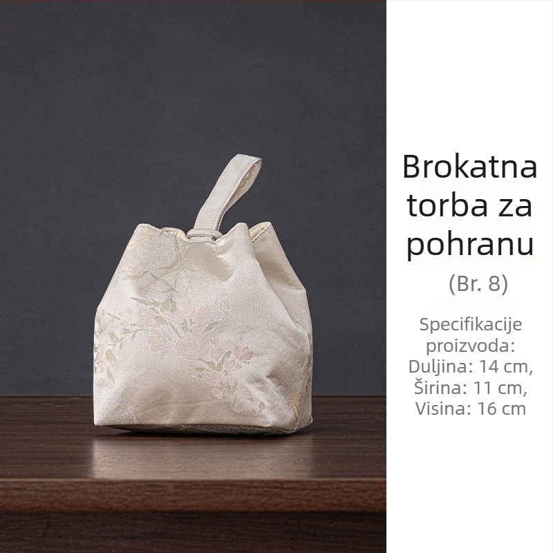 Putni čajni set s torbom za pohranu – prijenosni čajnik i dvije šalice