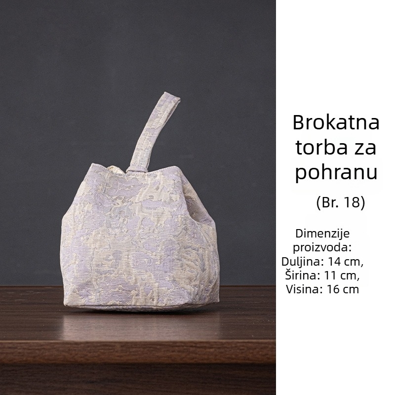 Putni čajni set s torbom za pohranu – prijenosni čajnik i dvije šalice