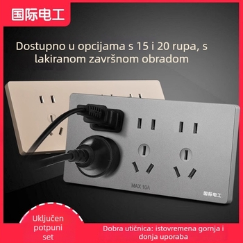 118-tip integrirani kuhinjski panel utičnica s više otvora (15 i 20 otvora)