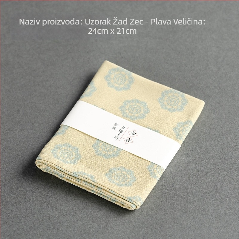 Pamučno-linena krpa za čaj, mala kvadratna krpa, upijajuća krpa za čajnik, suha podloga za čaj
