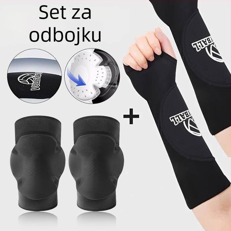 Koljenasti štitnici u obliku šljivinog cvijeta za odbojku i zimsku sportove, debeli jastučići za koljena