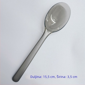 Jednokratne žlice, individualno pakirane, plastične žlice europskog stila za miješanje riže, čaja s mlijekom i sladoleda; pogodne za dostavu i posluživanje.
