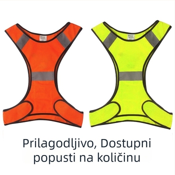 LED reflektirajući sigurnosni prsluk za noćno trčanje i vožnju biciklom