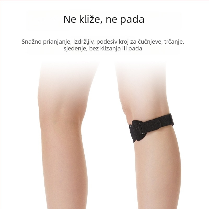 Lagani koljeni pojas s patelarnim držačem za sport, trčanje i planinarenje — apsorpcija udaraca, kompresija i zaštita koljena