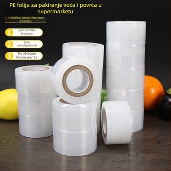 PE folija za zavezivanje povrća za supermarkete – folija za pakiranje svježeg voća i povrća