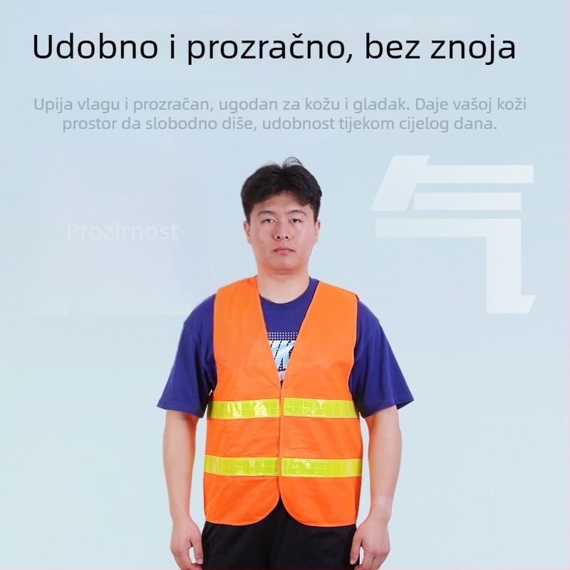 Reflektirajuća sigurnosna vesta za gradilišta i noćni rad