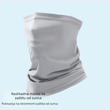 Ljetna UV maska za lice i vrat, Ice Silk šal, prozračan, jedna veličina