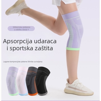 Vanjski koljeni štitnici sa silikonskom podrškom za zaštitu koljena tijekom trčanja, biciklizma i planinarenja