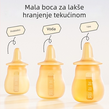 Silikonski dozator lijekova za bebe — kapljični podavač tekućina za vodu i lijekove